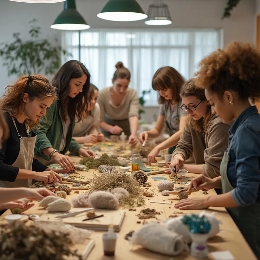 Workshop recyklovaných výrobků